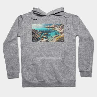 ROCKY SHORE TYPOGRAPHIC Hoodie